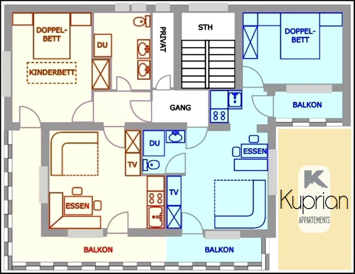 Appartements Kuprian Langenfeld Bagian luar foto